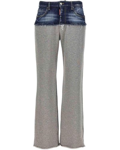DSquared² Hybrid Jean Trousers - Grey