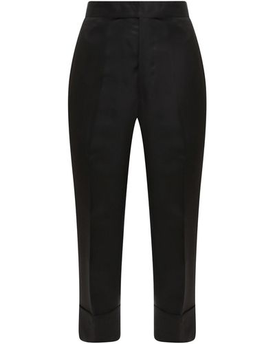 SAPIO Silk Blend Trouser - Black