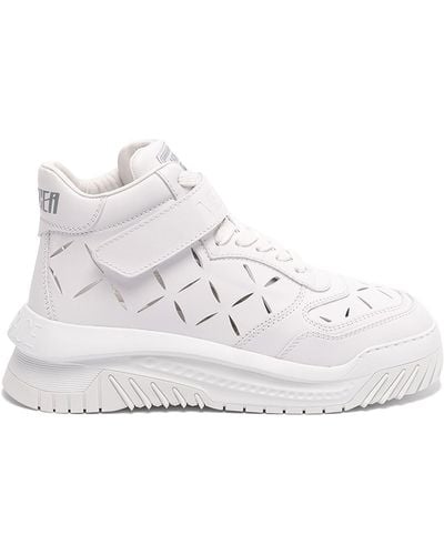 Versace `odissea` Mid-top Trainers - White