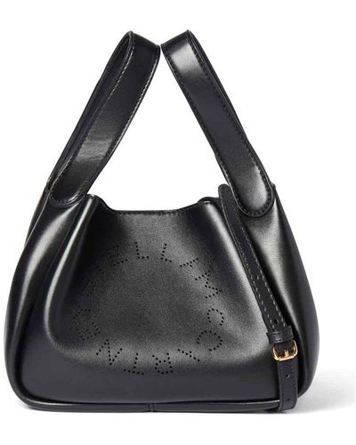 Stella McCartney Stella Logo Faux-leather Tote Bag - Black