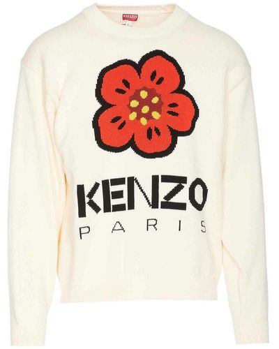 KENZO Boke Flower Jumper - White