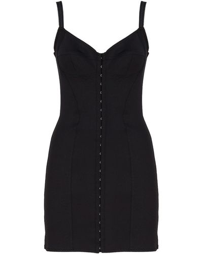 Dolce & Gabbana Corsetry Mini Dress - Black