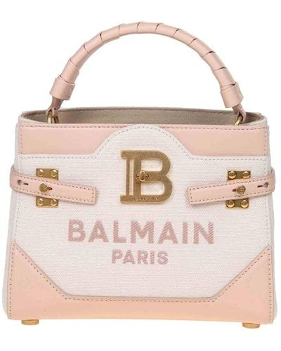 Balmain Leather Bag - Pink