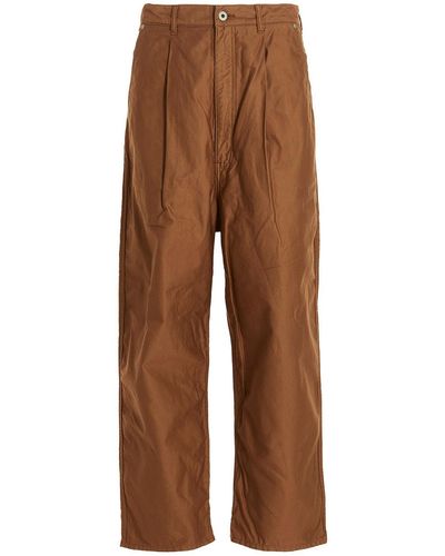 Comme Des Garcons Hommes Plus Relaxed Chinos - Brown