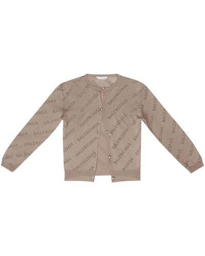 Balenciaga Cotton Sweater - Natural