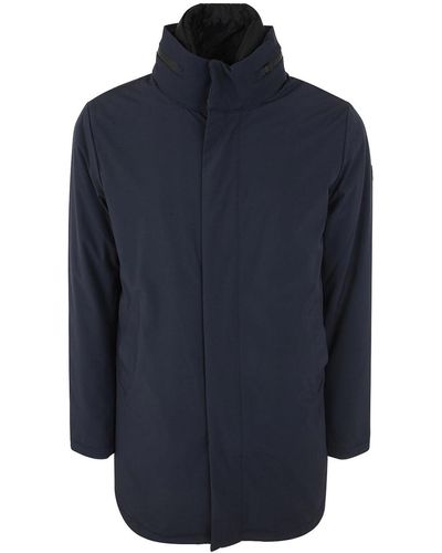 People Of Shibuya Itoku Parka With Hood - Blue