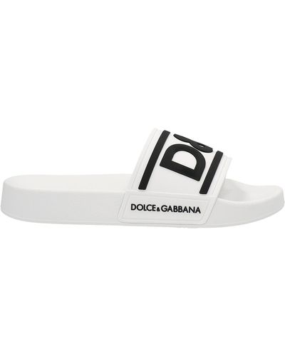 Dolce & Gabbana Logo Slides - White