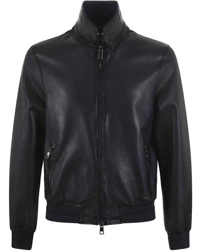 The Jack Leathers Leather Jacket - Black