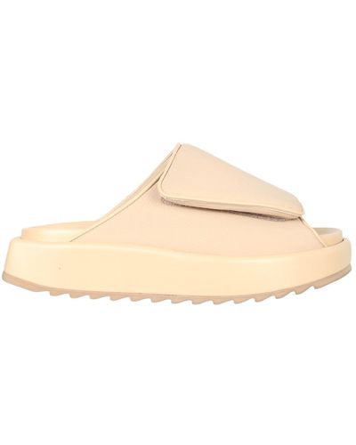 Gia Borghini Gia 1 Puffy Sandals - Natural