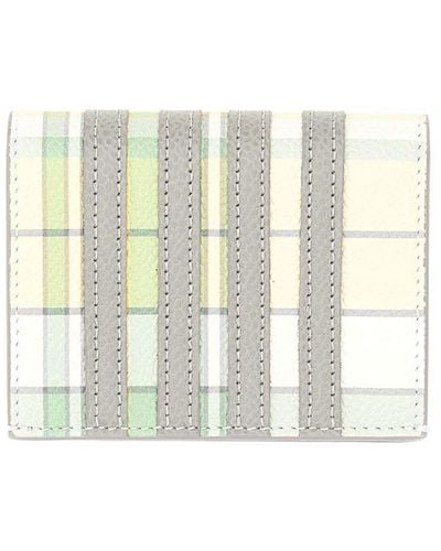 Thom Browne Double Card Holder - White