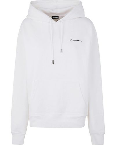 Jacquemus Le Sweatshirt Brode Sweatshirt - White