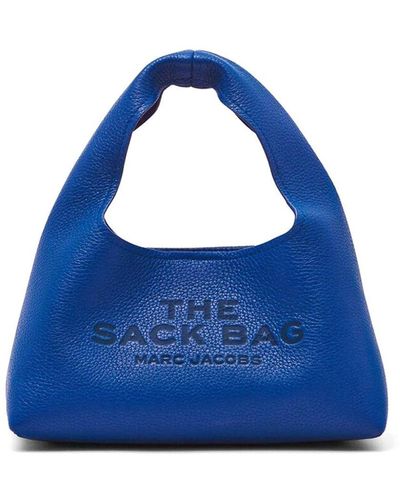 Marc Jacobs Cobalt Pebbled Texture Shoulder Bag - Blue