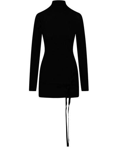 Ssheena Kay Mini Dress With Lace - Black