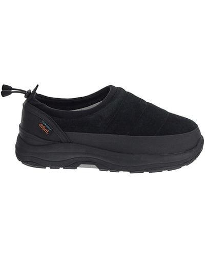 Suicoke Shoes With Round Toe - Black