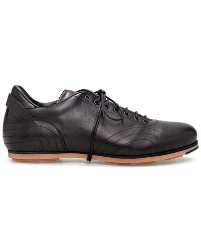 Pantofola D Oro Leather Lace-up - Black