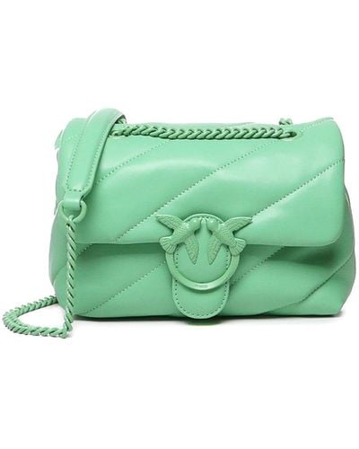 Pinko Mini Love Puff Bag In - Green