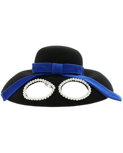 Vivetta Diva Pearl Hat - Blue