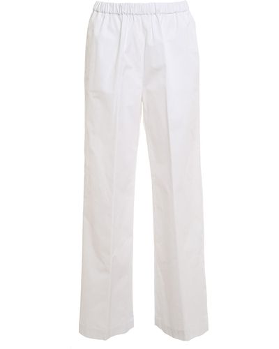 Aspesi Poplin Trousers - White