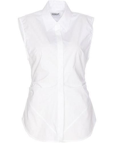 Dondup Sleeveless Shirt - White