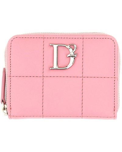 DSquared² Wallet With Logo - Pink