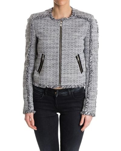 Karl Lagerfeld Cotton Jacket - Gray