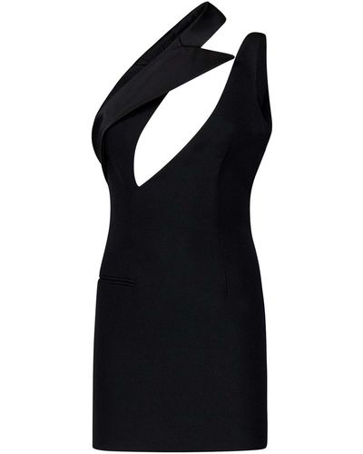 LAQUAN SMITH Wool Mini Dress - Black