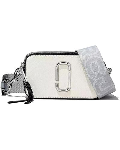 Marc Jacobs Snapshot Leather Bag - White