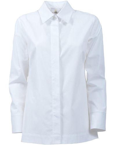 ELEVEN88 Cotton Shirt - White