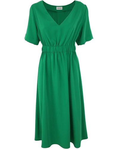 P.A.R.O.S.H. Long Dress: Cady - Green