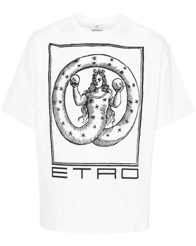 Etro T-shirt With Print - White