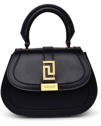 Versace Gold Greek Bag - Black