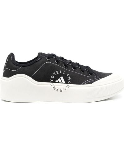 adidas By Stella McCartney Court Cotton Sneakers - Black