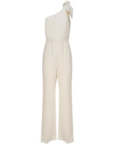 Chloé Sundress With Shoulder Strap And Bow - White