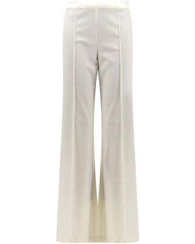 Erika Cavallini Semi Couture Virgin Wool Blend Trouser - Grey