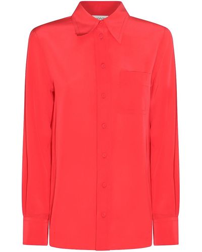 Lanvin Silk Shirt - Red
