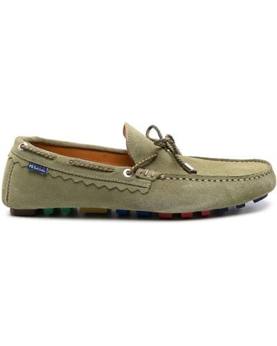 Paul Smith Springfield Suede Leather Loafers - Green