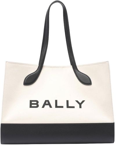 Bally Keep On Tote Bag - White