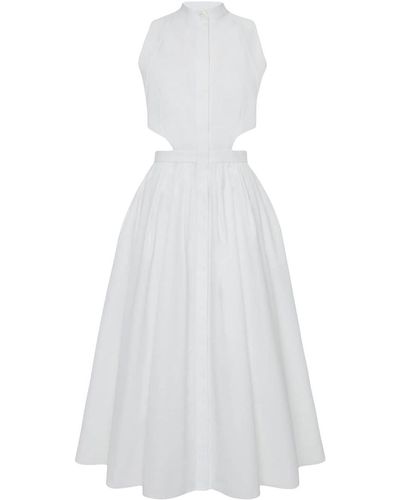 Alexander McQueen Long Dress - White
