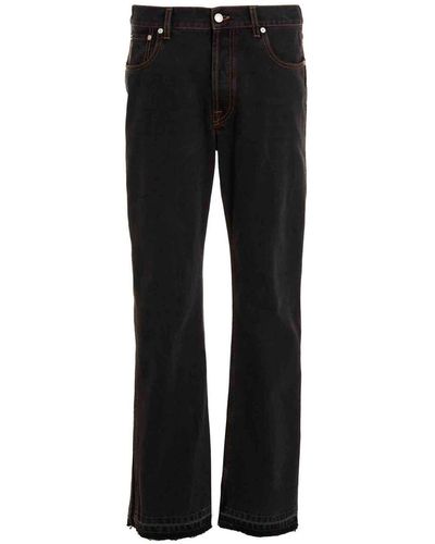 Alexander McQueen Five-pocket Jeans - Black