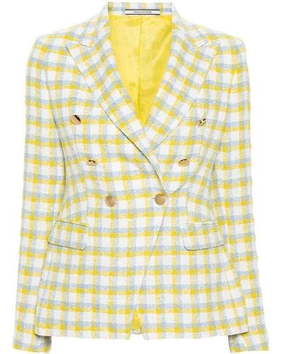 Tagliatore Double-breated Jacket - Yellow