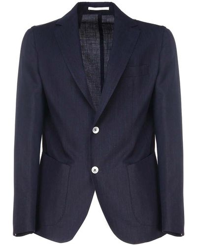 Eleventy Wool Jacket - Blue