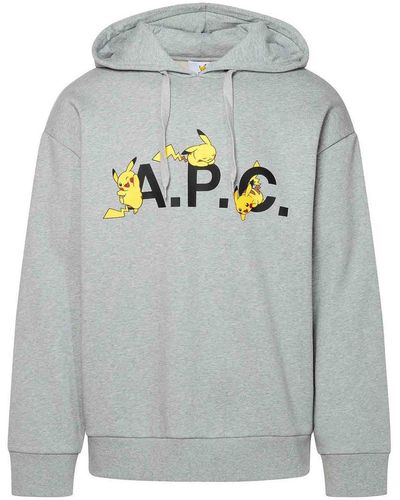 A.P.C. Felpa Capppokemon - Grey