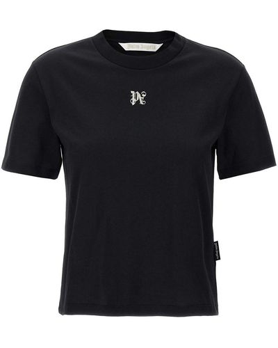 Palm Angels Monogram T-shirt - Black