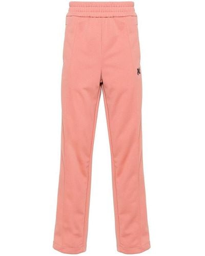 Palm Angels Coral Pink Cargo Trousers