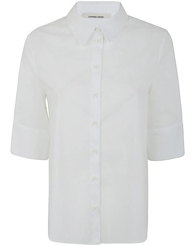 Liviana Conti Cotton Shirt - White