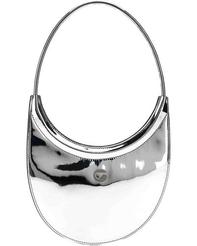 Coperni Ring Swipe Bag Handbag - Grey