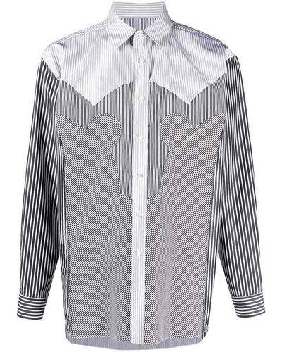 Maison Margiela Classic Striped Shirt - Grey