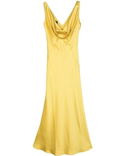 Pinko Maxi Dresses - Yellow