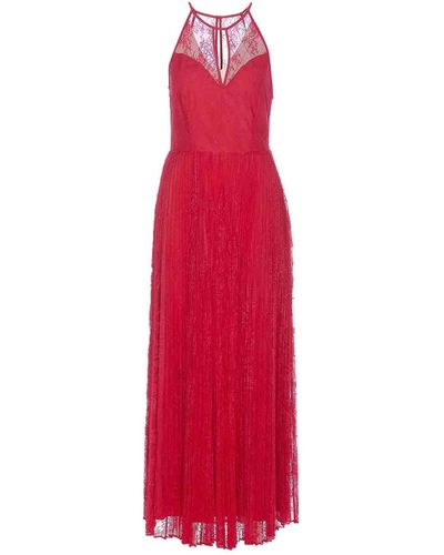 Twin Set Laces Dress - Red