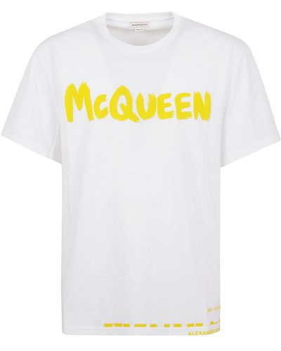 Alexander McQueen Cotton T-shirt - Gray